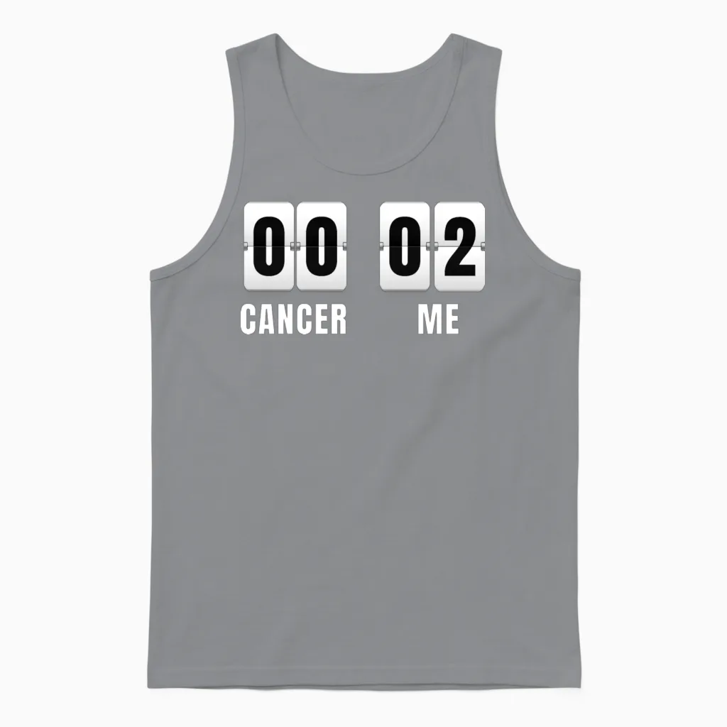 Two Time Cancer Survivor Awareness Unisex Tank Top in Sport Grey