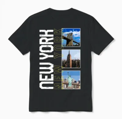 New York Shirt, New York New York Tee, Gift For Unisex T-Shirt - Black