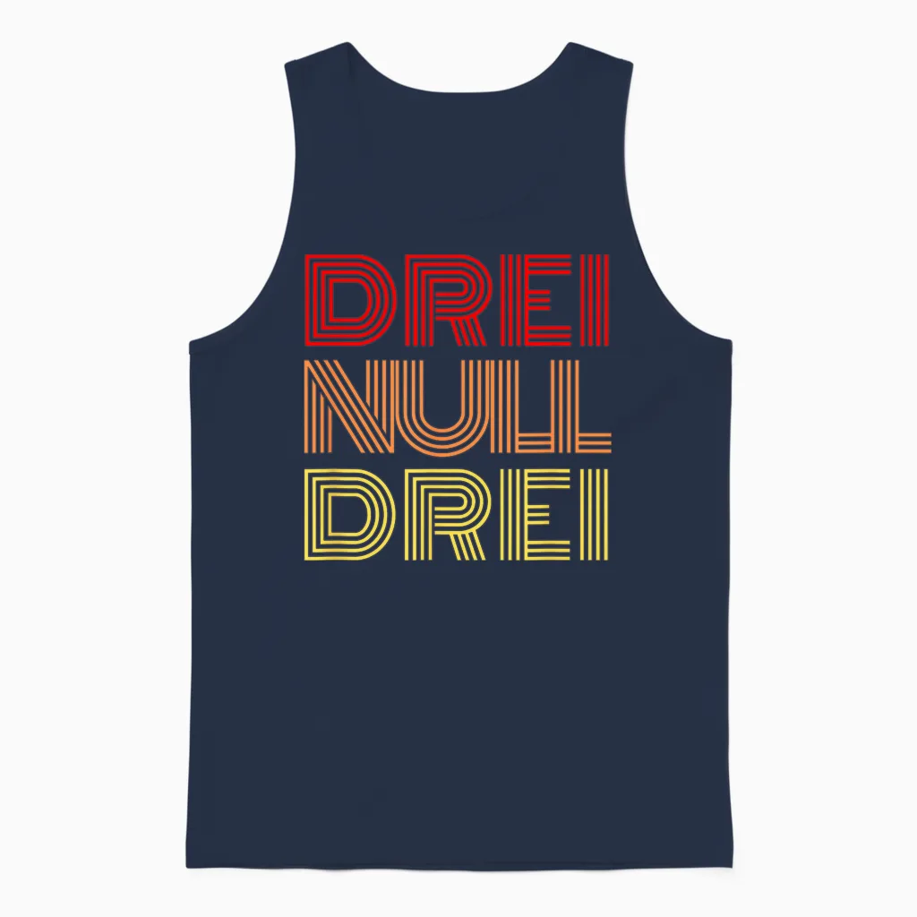 Synthesizer Techno 303. Analog Sounds. Retro Acid Sound. Unisex Tank Top in Navy