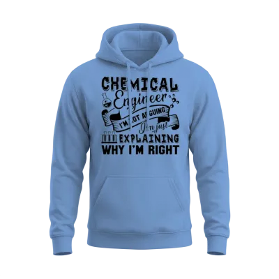 Funny Chemical Engineer Unisex Hoodie - Carolina Blue