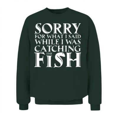 Funny Fishing Unisex Sweatshirt - Forest