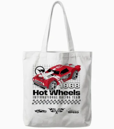 Hot Wheels – International Racing Team Supreme Speed 1968 Tote Bags - White