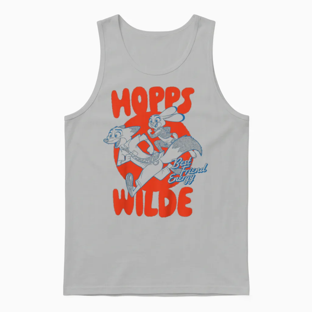 Zootopia Hopps Wilde Unisex Tank Top in Ash