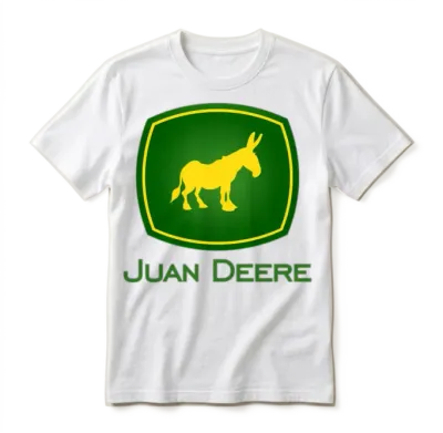 Juan Deere - the Farmer - the Gardener - The Unisex T-Shirt - White