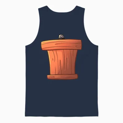 Graduation Podium Unisex Tank Top - Navy