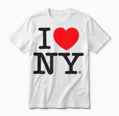 Classic I Love Ny Logo Unisex T-Shirt - White