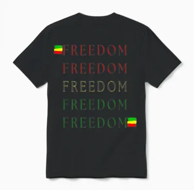 Freedom Art Unisex T-Shirt - Black