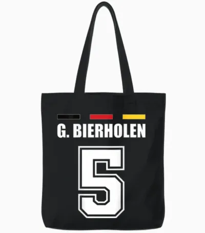 Funny Name Germany Jersey for Mallorca and the Party T-Shirt, Black Tote Bags - Black