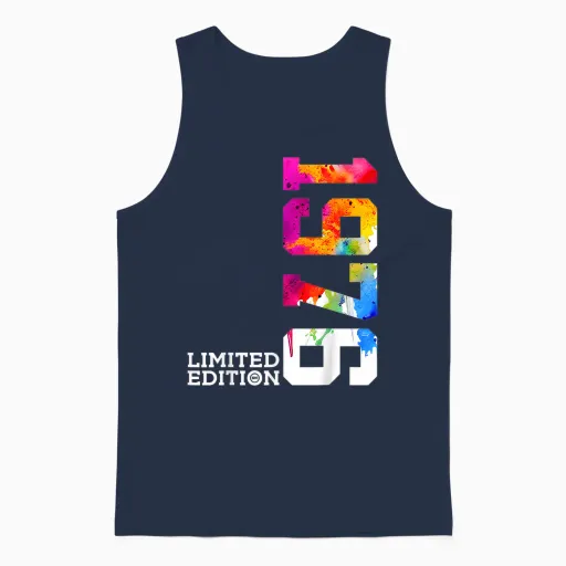50. Geburtstag Limited Edition 1976 Unisex Tank Top - Navy
