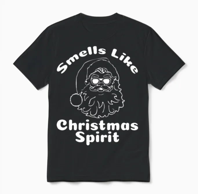 Christmas Funny Meme Unisex T-Shirt in Black