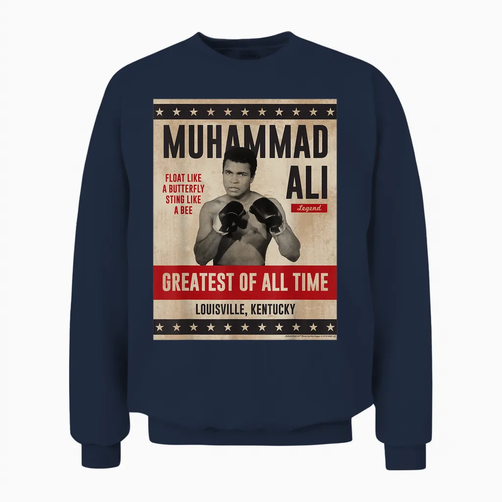 Muhammad Ali - Ali Unisex Sweatshirt in Navy