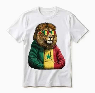 Senegal Flag Senegalese Pride Unisex T-Shirt - White