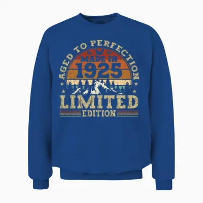 Jahrgang 1925 Retro Vintage Unisex Sweatshirt - Royal