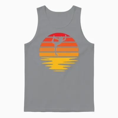 Yoga Retro Unisex Tank Top - Sport Grey