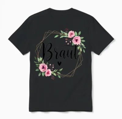 Braut Jga Junggesellenabschied Junggesellinnenabschied Unisex T-Shirt - Black
