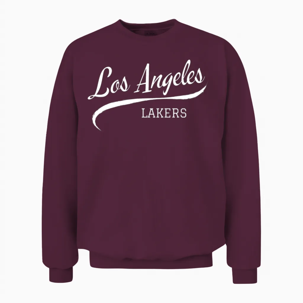 Lakers Retro Unisex Sweatshirt in Maroon