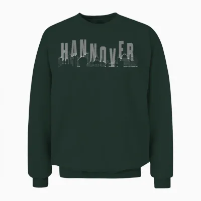 Hannover Skyline Design Unisex Sweatshirt - Forest