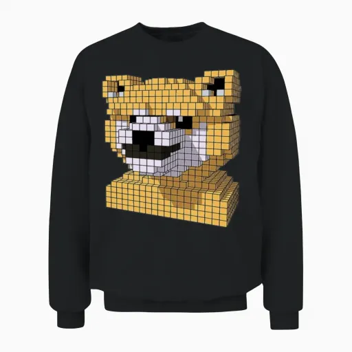 Dog Smiling Unisex Sweatshirt - Black