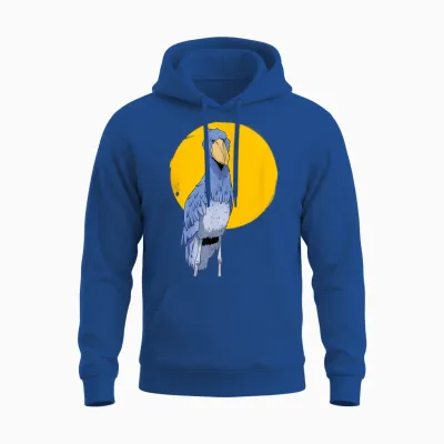 Schuhschnabel Vogel Ornithologe Walfischschnabel Tier Unisex Hoodie - Royal