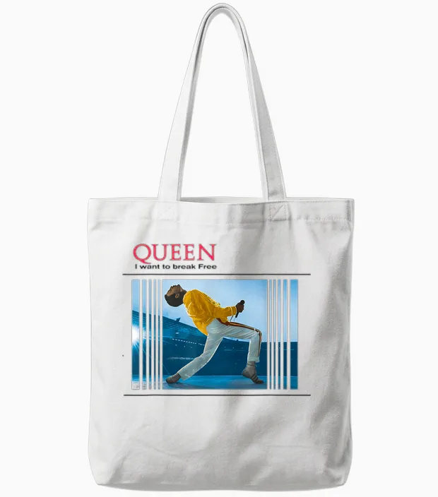 Königin Ich Will Mich Befreien Tote Bags in White