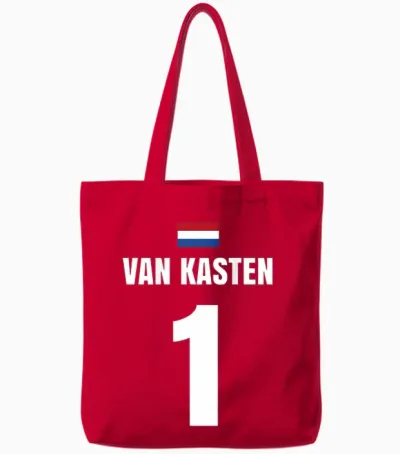 Van Kasten Holland Niederlande Sauf Trikot Herren Tote Bags - Red
