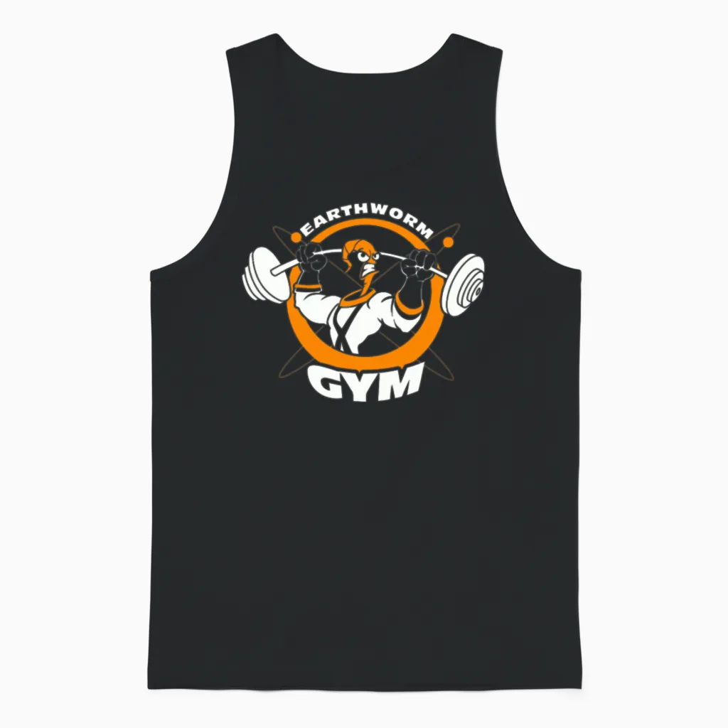 Earthworm Gym & Lifting Gift Unisex Tank Top in Black