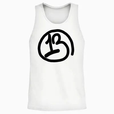 13. Unisex Tank Top - White