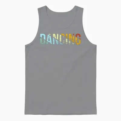 Dancing Retro Unisex Tank Top - Sport Grey
