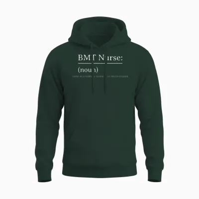 Bmt Nurse Same as a Normal Nurse, Just Much Cooler Unisex Hoodie - Forest