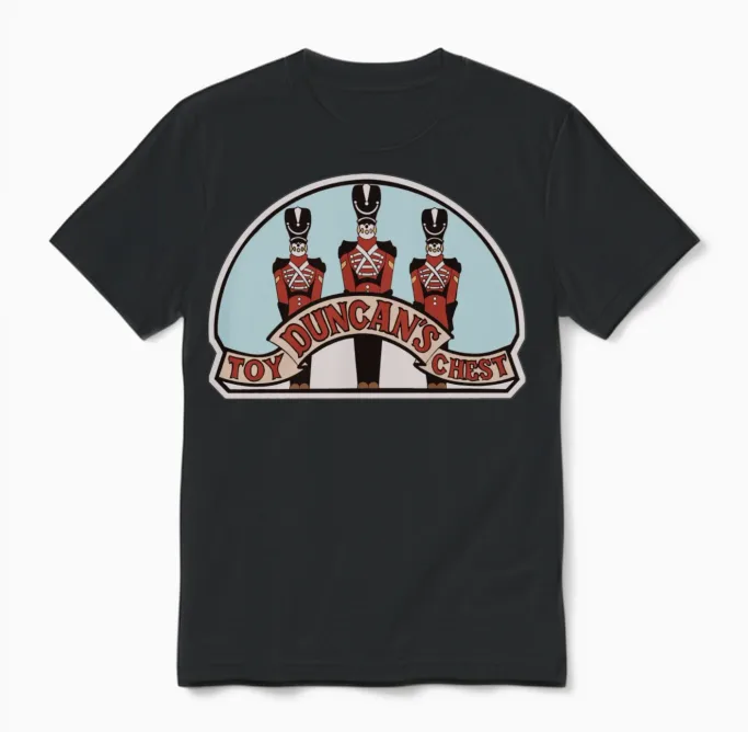 Duncans Toy Chest Summer & Beach Gift Unisex T-Shirt in Black