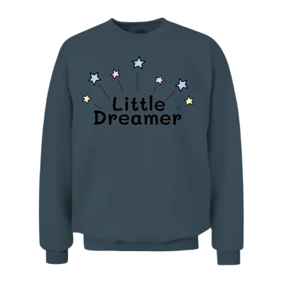 Little Dreamer Funny Unisex Sweatshirt - Dark Heather