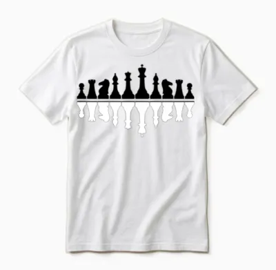 Chess Checkmate Brain Chess Unisex T-Shirt - White