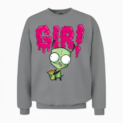 Invader Zim - Gir Slime Slush Unisex Sweatshirt - Sport Grey