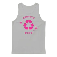 Recycle Boys Y2k Aesthetic Unisex Tank Top - Ash – 1