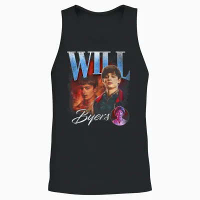Stranger Things Will Homage Unisex Tank Top - Black