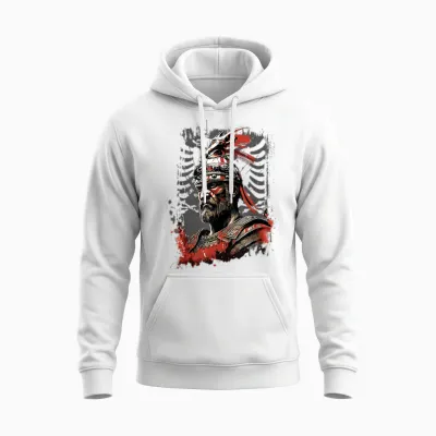 Skanderbeg Albanischer Nationalheldenadler Kosovo Albaner Unisex Hoodie - White
