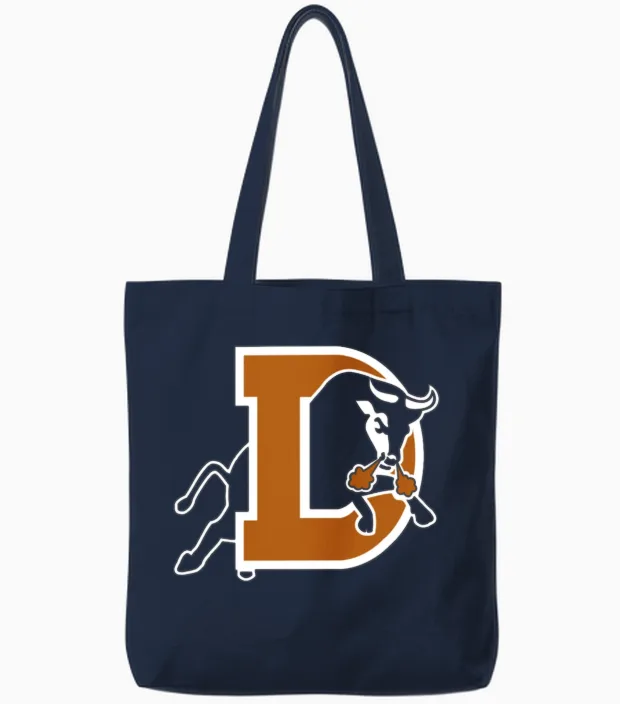 The-Durham-Bulls-Pen Tote Bags in Navy
