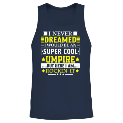 Umpire Gift Funny Appreciation Gift for Umpire Unisex Tank Top - Navy