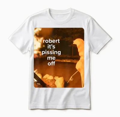 Marcus the Worm Robert Meme Unisex T-Shirt - White