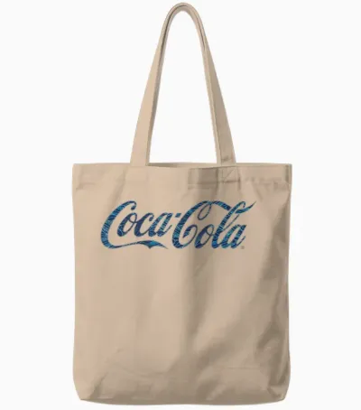 Coca Cola Hawaii-Logo Tote Bags - Natural