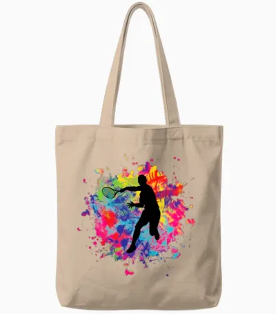 Tennis Tote Bags - Natural