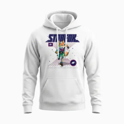 The Super Mario Galaxy Movie Starfox About to Get Crazy Unisex Hoodie - White