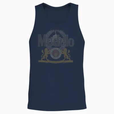 Officially Licensed Modelo Classic Casual Unisex Tank Top - Navy