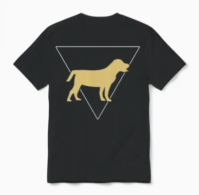 Dog Unisex T-Shirt - Black