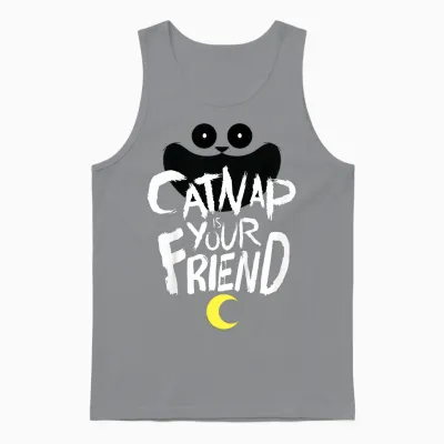Child Poppy Playtime Catnap Is Your Friend For Unisex Tank Top - Sport Grey