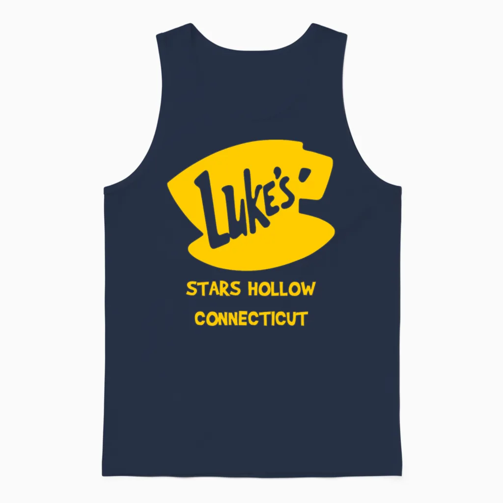 Lukes Diner Unisex Tank Top in Navy