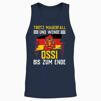 Ossi Gift Women Ddr Men East Germany Nva East Unisex Tank Top - Navy