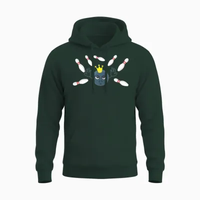 Funny Bowling Unisex Hoodie - Forest