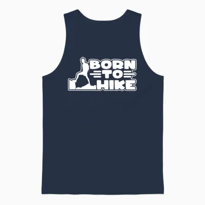 Hiking Rock Climbing Unisex Tank Top - Navy