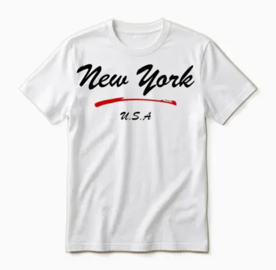 New York Unisex T-Shirt - White